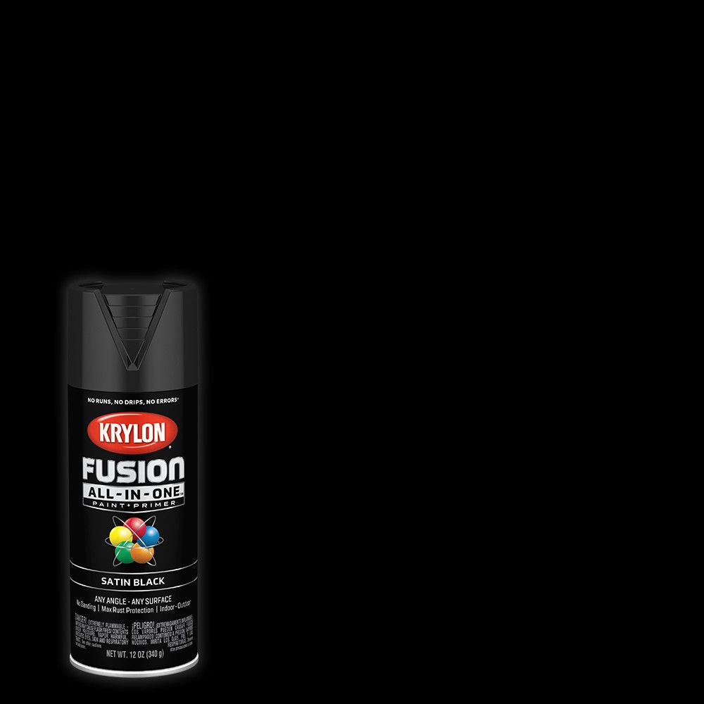 Fusion All-In-One, Satin, Black, 12 oz.